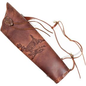 Leather Whitetail Classic Back Quiver - Two Options Available