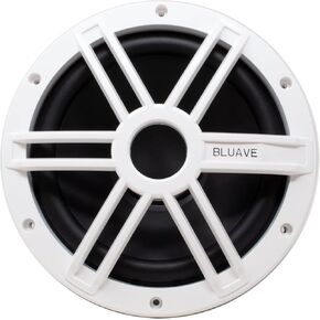 BLUAVE X10S2w X10 10" Marine Subwoofer Single 2-Ohm, White Grill