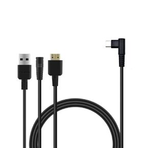 3 in 1 Cable for KAMVAS Pro 12/13/16 Graphics Drawing Tablets CB01 3-in-1 Cable Only Designed for Kamvas Pro 12 (GT-116), Kamvas Pro 13 (GT-133), Kamvas Pro 16 (GT-156) Monitors