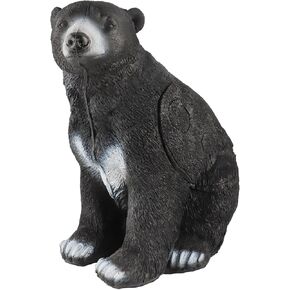 Archery Targets 3D Shooter Black Bear with Replaceable Core Insert and Ground Stakes for Targeting Practice