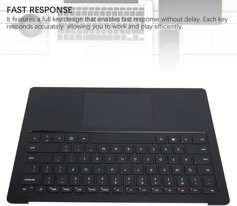 استبدال Ebtools لجهاز الكمبيوتر المحمول السطحي 3 4 5 1951 13.5 بوصة ، لوحة مفاتيح محمول محمول كاملة الحجم الكامل مع لوحة مفاتيح اللمس ، لوحة مفاتيح خلفية (أسود) in Kuwait
