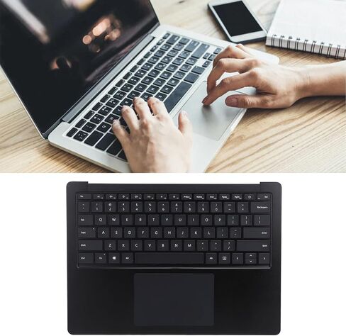 استبدال Ebtools لجهاز الكمبيوتر المحمول السطحي 3 4 5 1951 13.5 بوصة ، لوحة مفاتيح محمول محمول كاملة الحجم الكامل مع لوحة مفاتيح اللمس ، لوحة مفاتيح خلفية (أسود) in Kuwait