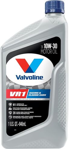 Valvoline VR1 Racing Synthetic SAE 10W-30 Motor Oil 1 QT in Saudi Arabia
