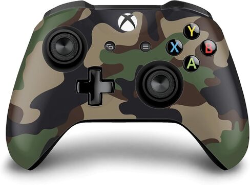 Head Case Designs Brown And Green Camo Camouflage Vinyl Sticker Gaming Skin Decal Cover Compatible With Xbox One S/X Controller in Saudi Arabia