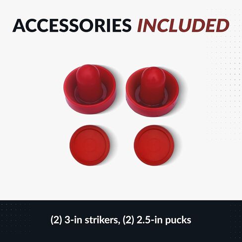مجموعة هاثاواي إير هوكي سترايكرز آند باك، أحمر، 3.75/2.875 بوصة (BG1007) in Kuwait