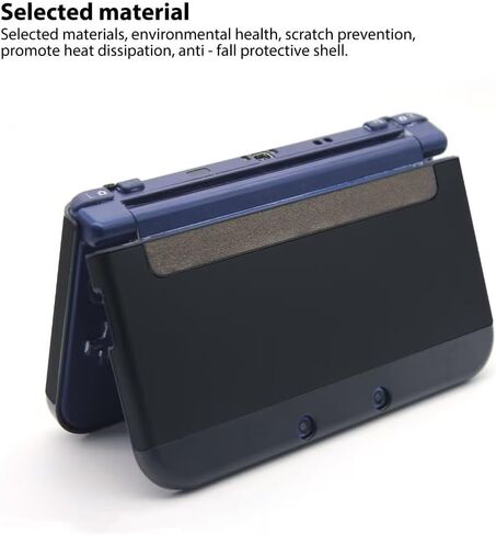 Protective Case Hard Cover Aluminum Shell Replacement for New Nintendo 3DS LL XL 2015（Black） in Saudi Arabia
