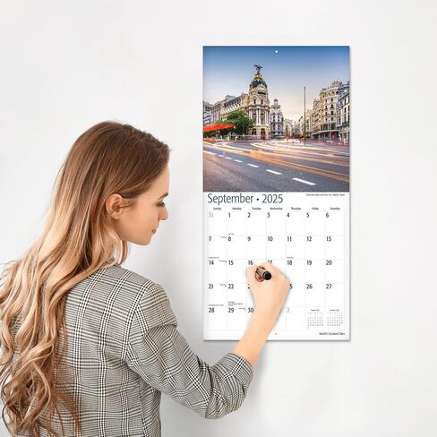 عجائب الكوكب الأزرق الكبير 2024 تقويم حائط شهري قابل للتعليق من سلسلة Red Ember Signature | 12 بوصة × 24 بوصة مفتوح | ورق سميك وقوي | هدية | سفريات الطبيعة الجميلة | مذهل تماما in Saudi Arabia