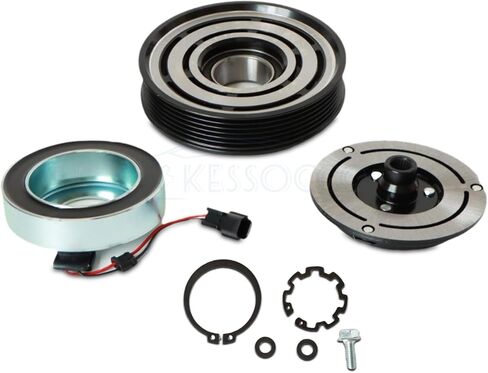 1653 AC Compressor Clutch Kit Air Conditioning Compressor Clutch Kit Compatible with 2008-2012 Accord 4 CYL 2.4L Replace# 11224C 6512753 38810R40A01 157333 10SR15C in Saudi Arabia