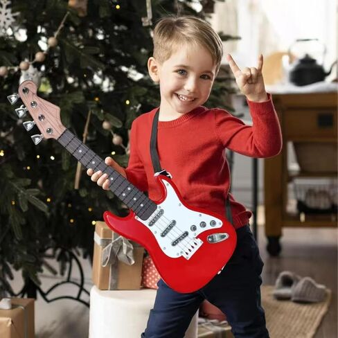 16inch Mini Guitar Toy for Kids and Beginners, Electric Guitar with Strap for Toddlers and Boys and Girls Instrument Toys in Saudi Arabia