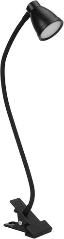 Garosa Clip Reading Light with Dimming, Protect Eyes, for Reading, Repairing, Indoor Lighting Supplies (Black) in Saudi Arabia