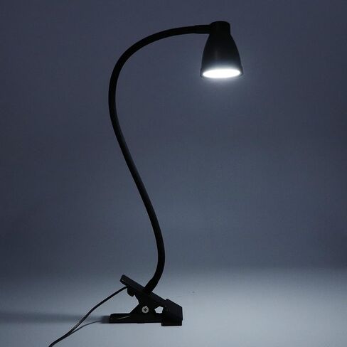 Garosa Clip Reading Light with Dimming, Protect Eyes, for Reading, Repairing, Indoor Lighting Supplies (Black) in Saudi Arabia