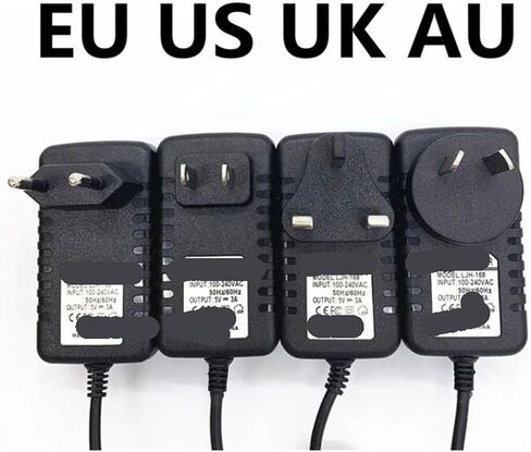DC 12V 2A AC 100V-240V Adapter DC 5.5mm × 2.5 مم (قابس الاتحاد الأوروبي) in Saudi Arabia