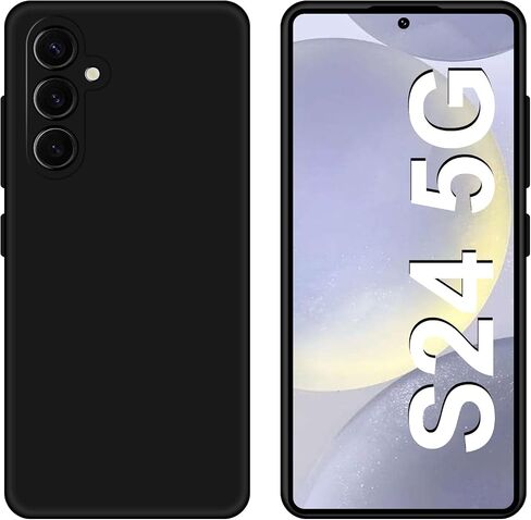 علبة مطاطية لـ Samsung Galaxy S24 ، غطاء حماية من السيليكون الناعم الناعم الناعم. in Saudi Arabia
