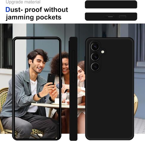 علبة مطاطية لـ Samsung Galaxy S24 ، غطاء حماية من السيليكون الناعم الناعم الناعم. in Saudi Arabia