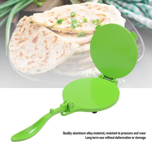 Press Tortilla 8in طباخ ألومنيوم سبيكة العجين اضغط على تورتيلا ترقق الأدوات متعددة الوظائف المطبخ (الفضة) in Kuwait