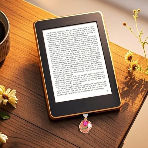 6 Pcs Dust Plug Charms for Kindle - Fantasy Crystal Flower Seashell Pendant Compatible with Kindle & Phone Type C/USB C in Kuwait