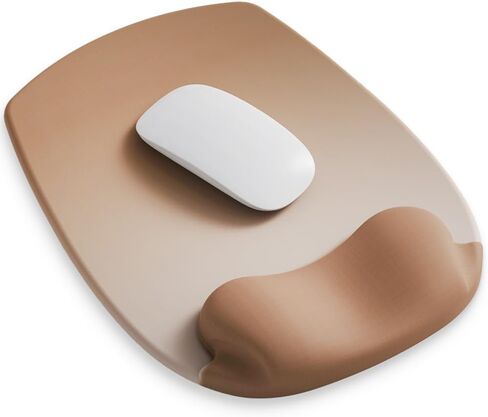 Ergoflow Gel Wrist Wrist Pad - وسادة مريحة للمكتب ، ديكور كمبيوتر جمالي لطيف للنساء ؛ منصات Mousepad Mous & Laudop الصغيرة - مستلزمات المكتب ، الدعم المنزلي وإكسسوارات Ergo (03 -Sage Green) in Kuwait