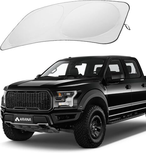 2-Piece Car Windshield Sun Shade Automotive Windshield Sunshades Foldable Retractable 2 Pcs Sun Shield Cover Front Window Sunshades Blocks 99% UV Rays Sun Heat, Small Size 23.5"×29", ARANA in Saudi Arabia