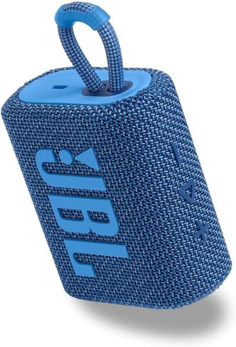 JBL GO3 Portable Bluetooth Wireless Compact Speaker Bundle with divvi! Protective Fitted Hard Case - Grey in Saudi Arabia