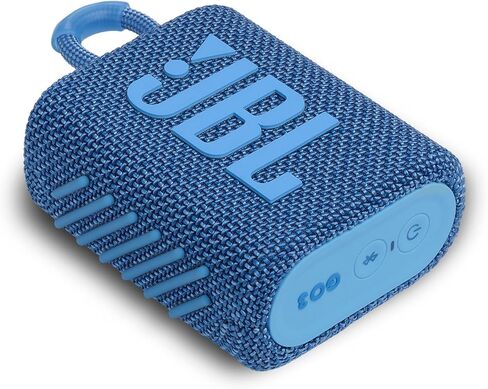 JBL GO3 Portable Bluetooth Wireless Compact Speaker Bundle with divvi! Protective Fitted Hard Case - Grey in Saudi Arabia