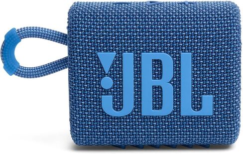 JBL GO3 Portable Bluetooth Wireless Compact Speaker Bundle with divvi! Protective Fitted Hard Case - Grey in Saudi Arabia