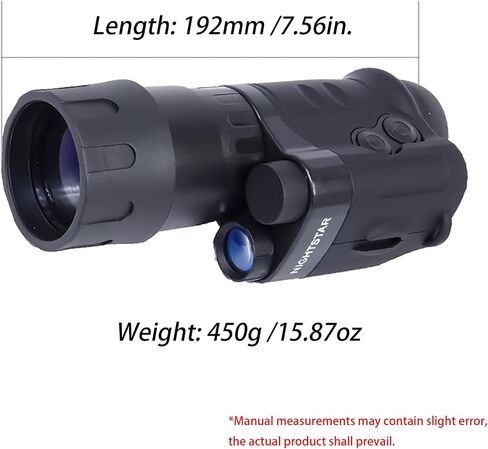 Nightstar 8x50 Digital Night Vision أحادي ، أسود ، NS41850 in Saudi Arabia