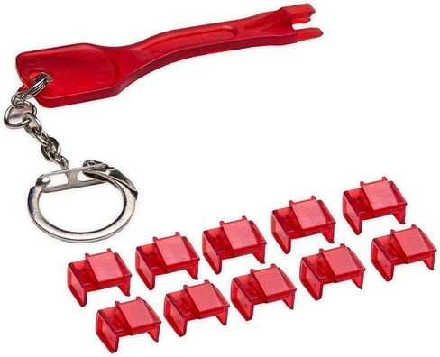 Locking RJ45 Port Dust Blocker with Removal Keys Tool in Saudi Arabia