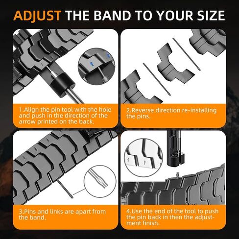 26mm Mecha Steel Bands Compatible for Garmin Fenix 8 51mm/7X/6X/5X Plus Band,Quick Fit Rugged Utra Metal Strap with Folding Clasp for Fenix 3/3 HR/Tactix/Epix Pro2 51mm/Instinct 3-50mm/Instinct 2X Men in Saudi Arabia