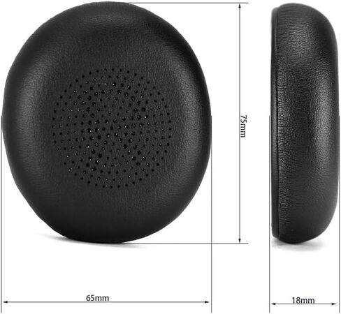 وسائد أذن 45H - غطاء وسادة أذن بديل متوافق مع Jabra Evolve2 65 (65MS 65UC USB) / Evolve2 40 (40UC 40MS USB) / سماعة رأس لاسلكية Elite 45h على الأذن، جلد بروتين أكثر نعومة (ذهبي) in Saudi Arabia