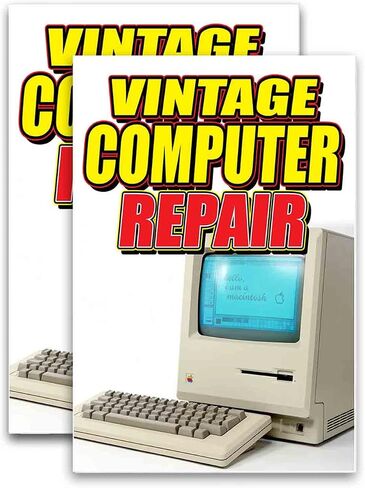 Vintage Computer Repair (24" x 36") 4Mm Corrugated Plastic Panel, Graphics Applied to 1 Side (Pk of 2) |Electronics, Laptops, Refurbish in Kuwait