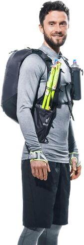 Deuter Ascender 7L Trail Running and Backpack - Black in Saudi Arabia