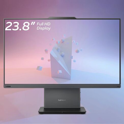كمبيوتر مكتبي Lenovo Ideacentre A540 Business الكل في واحد، شاشة 23.8 بوصة FHD، AMD Ryzen 5 Pro 4650GE، ذاكرة الوصول العشوائي 16 جيجابايت، 512 جيجابايت PCIe SSD + 1 تيرابايت HDD، كاميرا ويب، واي فاي، لوحة مفاتيح وماوس لاسلكي، Windows 11 Pro، أسود in Saudi Arabia