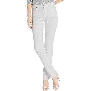 7 For All Mankind Kimmie Straight باللون الأبيض النحيف الوهمي