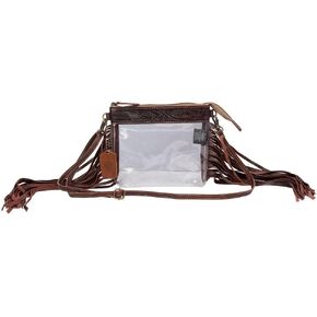 Myra Bag Intricate Clear Fringe Bag S-2891