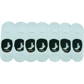 ALEX YVN Men's No-Show Cotton Socks 7 packs