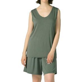 Lu's Chic Women's Cute Pajamas 2 Piece Pajama Set Pj Cotton Loungewear Sleepwear Plus Size