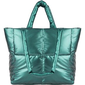 Large Puffer Tote Bag For Women Trendy Luxury Quilted tote bag Shoulder Handbag Hobo bags for women