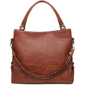 Women's Tote foreskin and leather work handbag, crossbody bag, large capacity shoulder bag