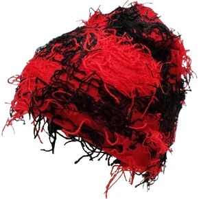 Distressed Balaclava Warm Knitted Beanie Hat Winter Hat Fuzzy Thick Beanie Snow Hats Skull Cap Outdoor Ski Hat in Saudi Arabia