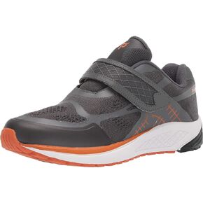 Propét Men's One Strap Sneaker, Burnt Orange/Dark Grey, 11 5E US