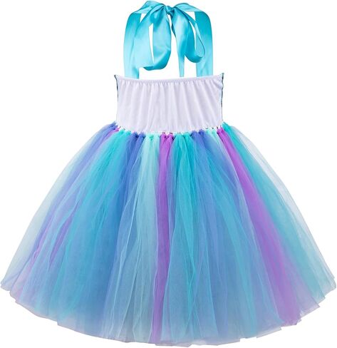 مجموعة كاملة من فستان حورية البحر من توتو دريمز للفتيات في عيد ميلاد الهالوين وهدايا حفلات التنكرية in Kuwait