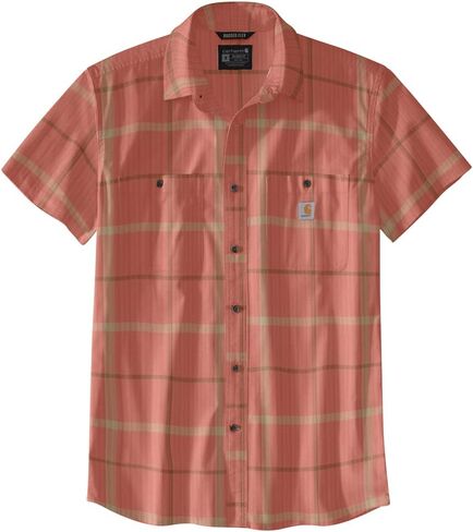 قميص Carhartt الرجالي 105701 متين ومريح ومريح وخفيف الوزن وأكمام قصيرة in Saudi Arabia