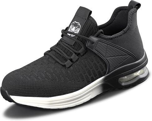 أحذية MGFLASHFORCE الرجالية ذات المقدمة الفولاذية خفيفة الوزن، مقاومة للثقب، أحذية عمل آمنة غير قابلة للتدمير، حذاء رياضي مريح عند الأصابع in Kuwait