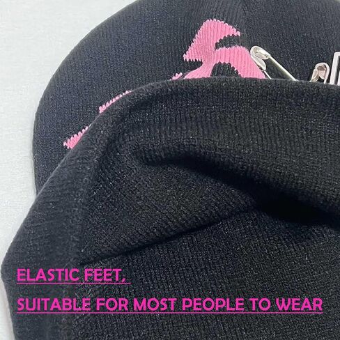 Y2k Beanie، Y2k Spider Beanie Star Cross Pattern قبعة لطيف الجرونج الملحقات مترهل بارد بيني للرجال والنساء in Kuwait
