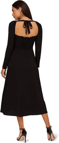 Adrianna Papell Women's Midi Light Crepe Dress in Saudi Arabia