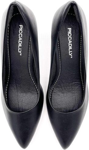 حذاء Piccadilly Luiza بكعب نسائي - مرن ومضاد للانزلاق - نباتي 100% in Kuwait