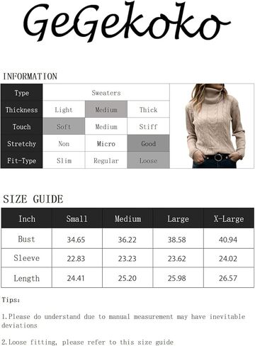 سترة نسائية GeGekoko بأكمام طويلة وياقة مدورة ومكتنزة بلوفر محبوك ناعم وسترة علوية in Kuwait