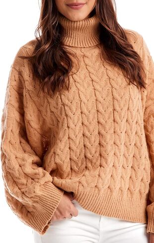 Mud Pie Women's Radley Cable Knit Sweater in Saudi Arabia