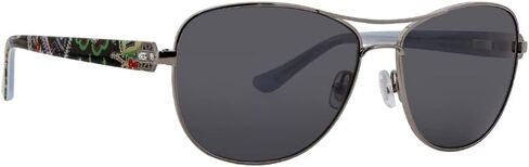 Vera Bradley Women's Felicity Aviator Sunglasses, Kiev Paisley, 57 in Saudi Arabia