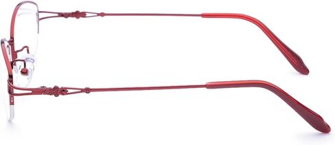 Titanium Alloy Nearsighted Glasses Womens Distance Glasses Half Frame Myopia Glasses in Saudi Arabia